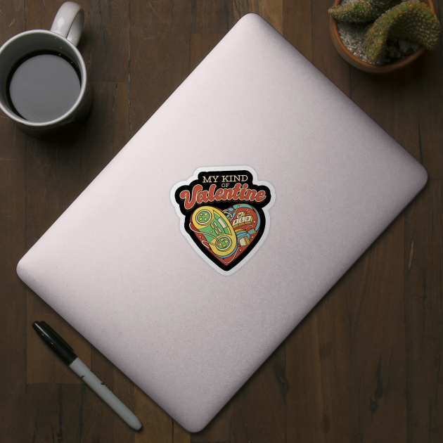 My Kind of Valentine Funny Valentine’s Day Gaming Retro by creative